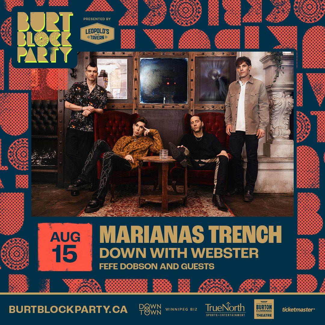 Burt Block Party: Marianas Trench, 14 August | Event in Winnipeg | AllEvents