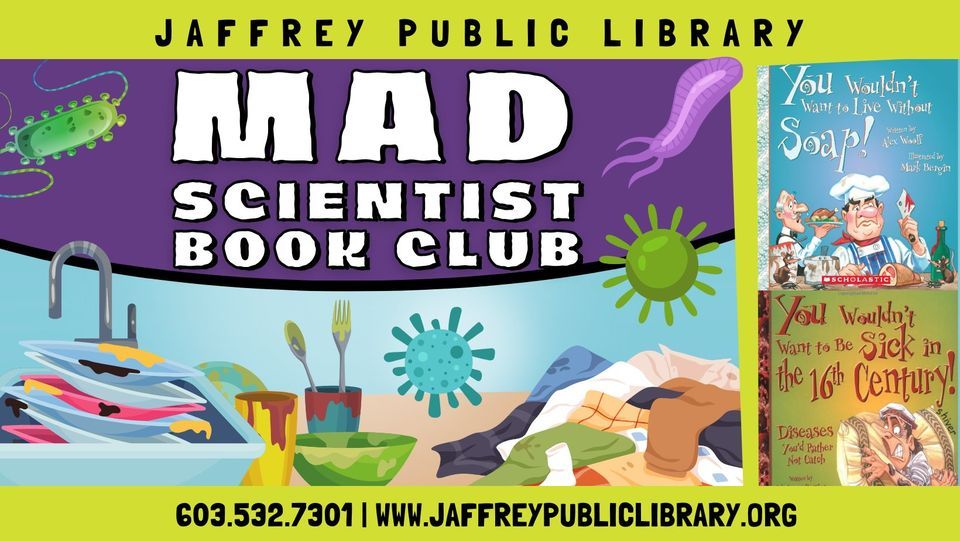 Mad Scientist Book Club, Jaffrey Public Library, 2 February 2024
