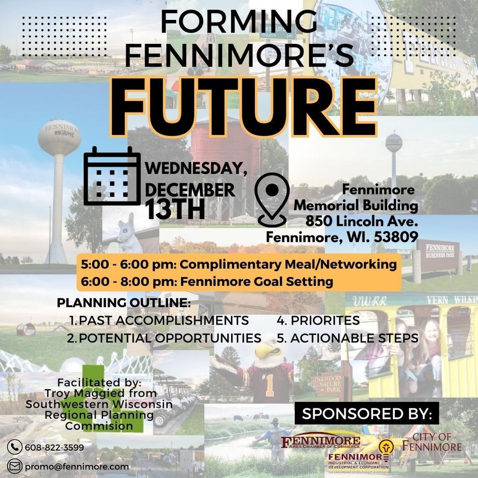 Forming Fennimores Future, Fennimore Memorial Building, December 13