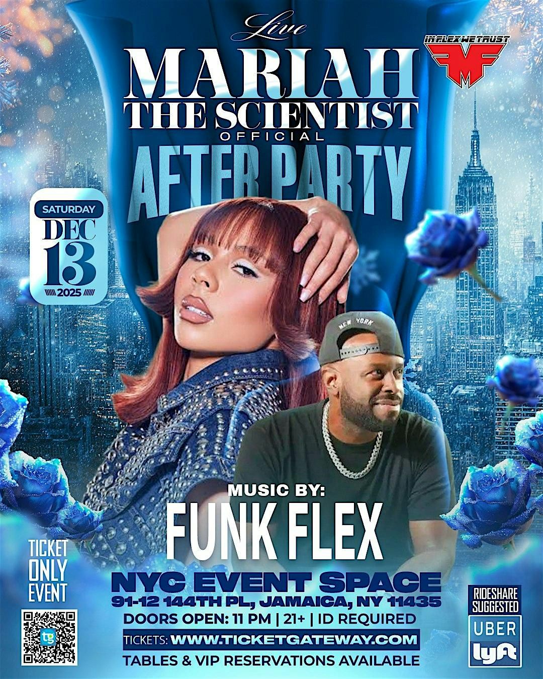 Mariah  The Scientist - Live in NYC - Dec 13th 2026, 13 December | Event in Queens | AllEvents