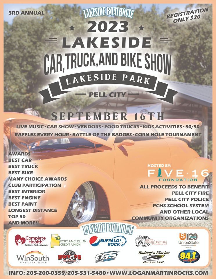 Lakeside Custom Car Truck and Bike Show, Pell City Civic Center