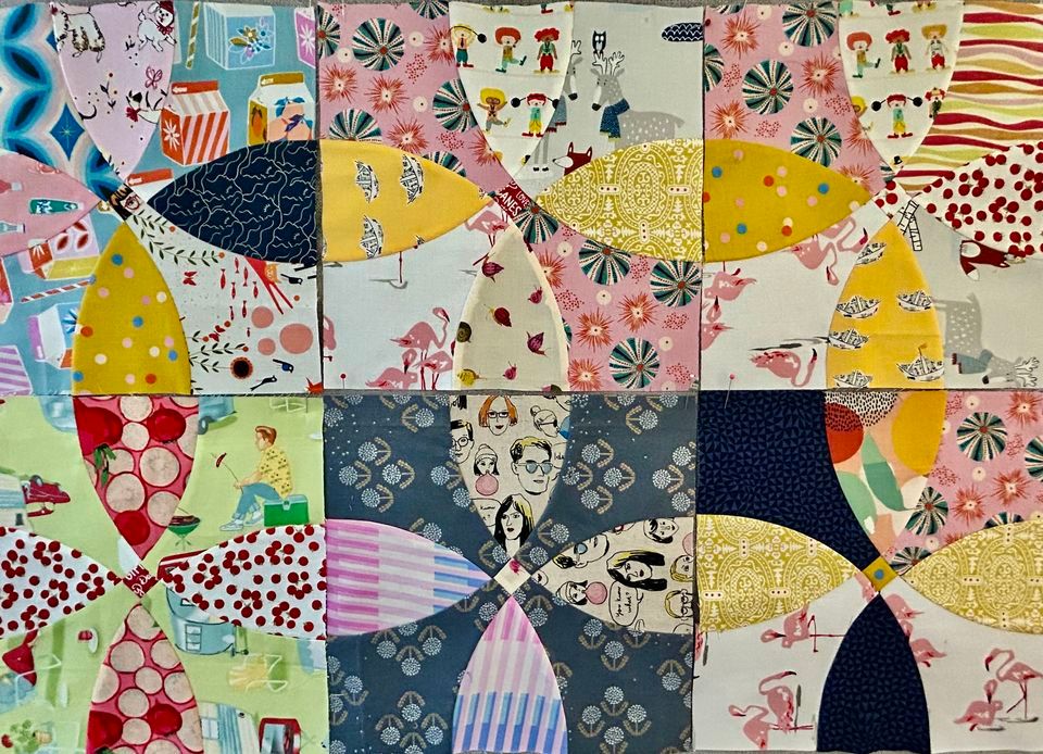 Snowball table runner/oversize pillow panel, Ardyth's Sew-N-Vac Shoppe