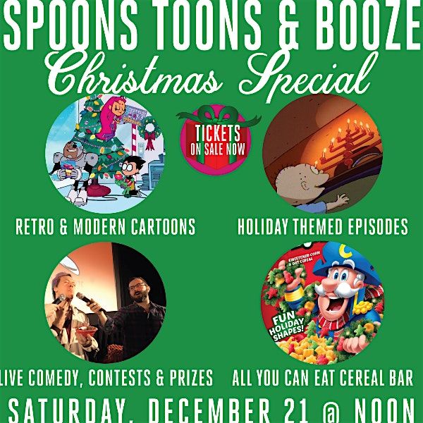 Spoons Toons & Booze Christmas Special, 13 December | Event in Arlington | AllEvents
