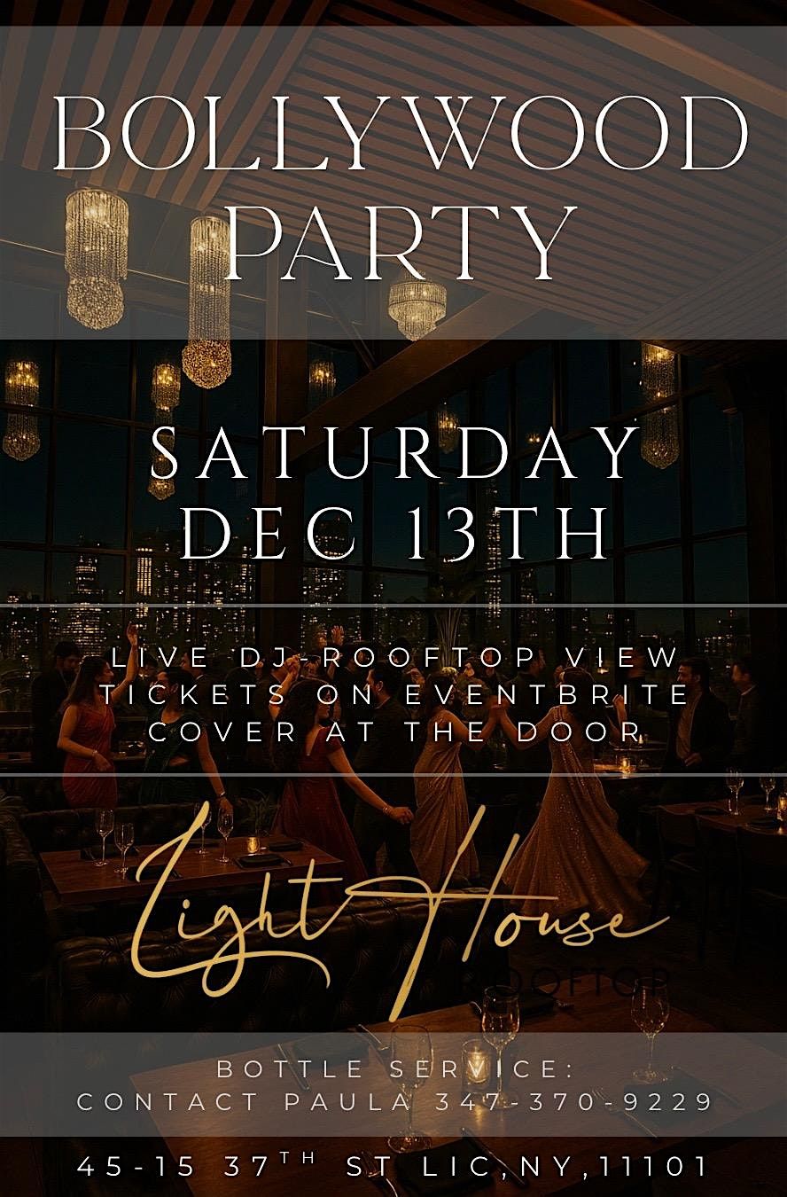Bollywood Night Queens: Lighthouse Rooftop, 13 December | Event in Queens | AllEvents