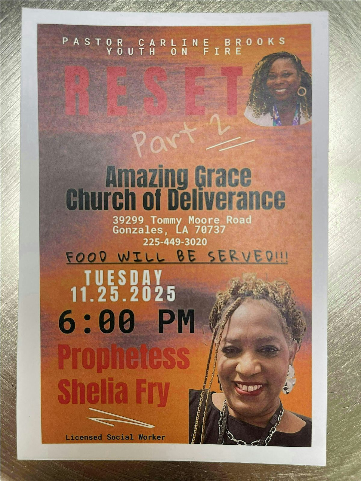 AGCOD: YOUTH ON FIRE | RESET PART 2, 25 November | Event in Gonzales | AllEvents