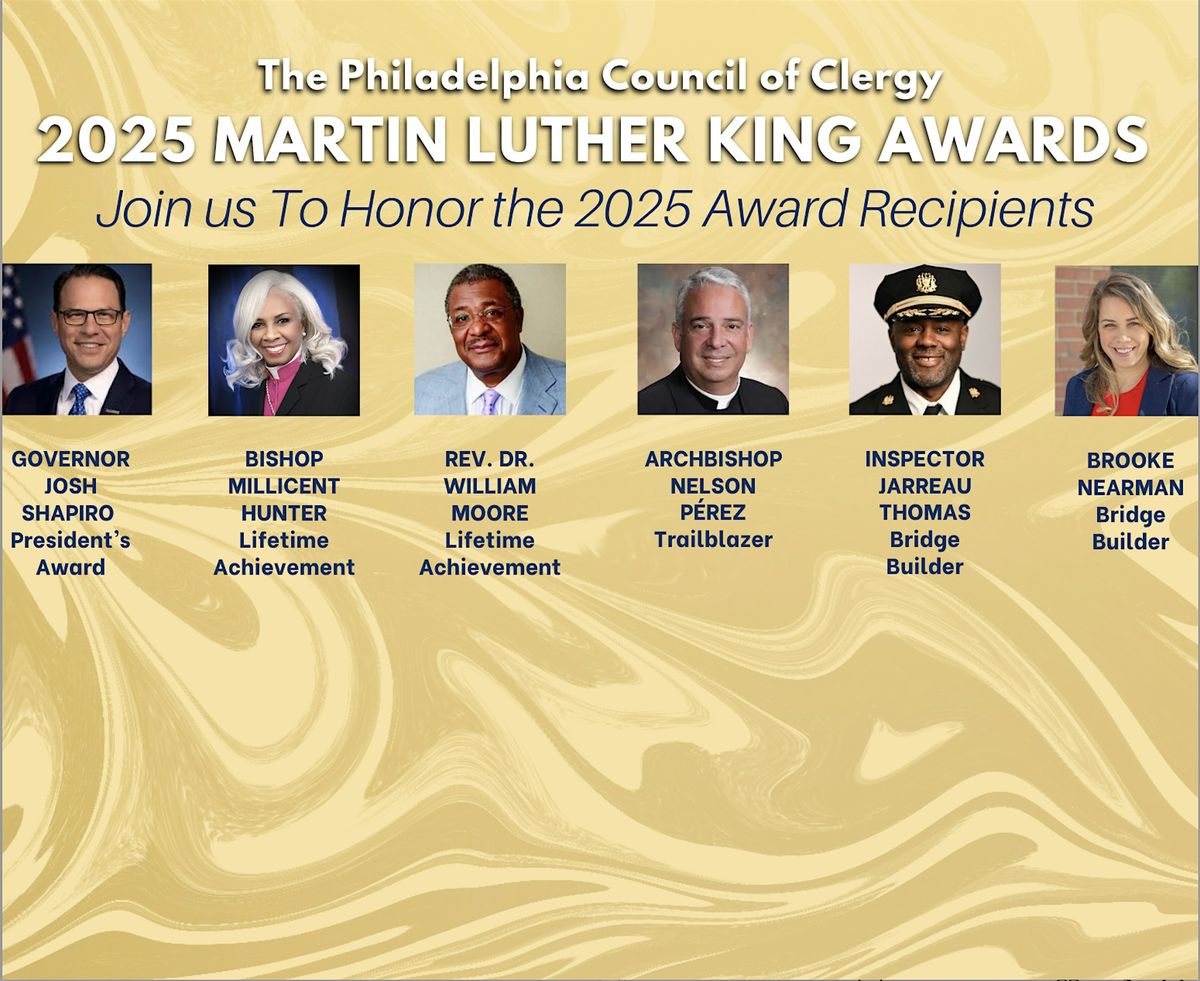Martin Luther King Honor The Dreamer Awards, 15 February | Event in Philadelphia | AllEvents