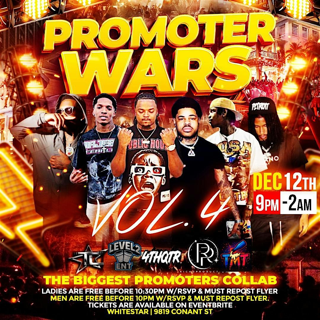 Promoter Wars Vol. 4, 12 December | Event in Hamtramck | AllEvents