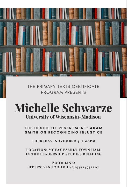 Live Ideas Lecture The Upside Of Resentment Adam Smith On Recognizing Live Ideas Lecture The Upside Of Resentment Adam Smith On Recognizing