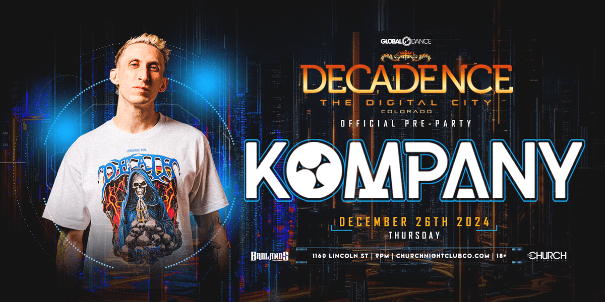 Kompany (18+), 7 December | Event in Brooklyn | AllEvents