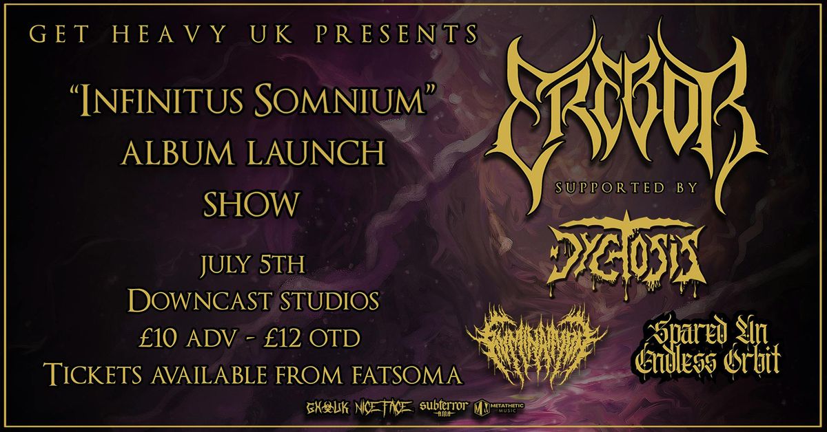 Erebor " Infinitus Somnium " Album Release Show, 5 July | Event in Gateshead | AllEvents