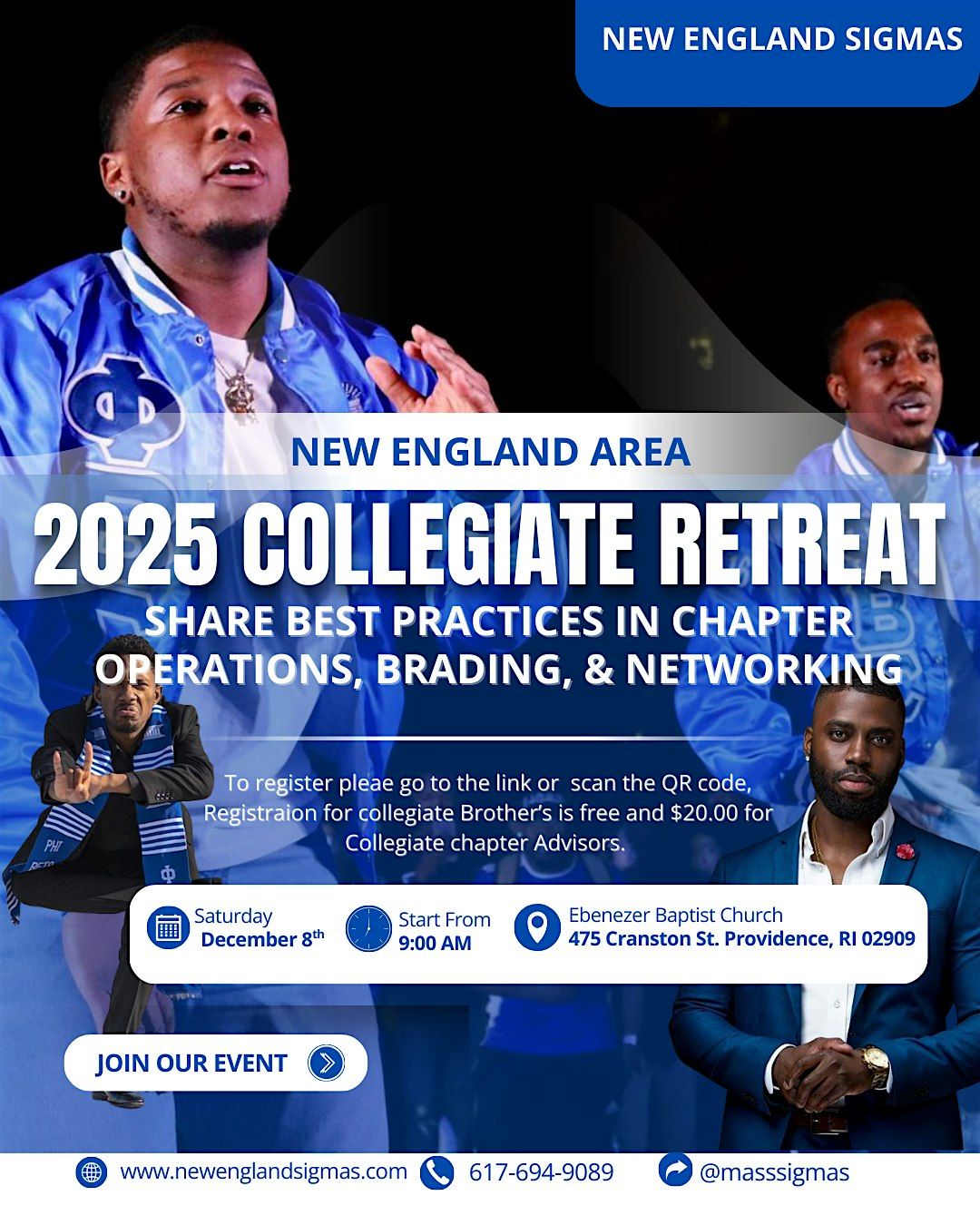 Phi Beta Sigma Fraternity, Inc. New England Collegiate Retreat, 30 December | Event in Providence | AllEvents