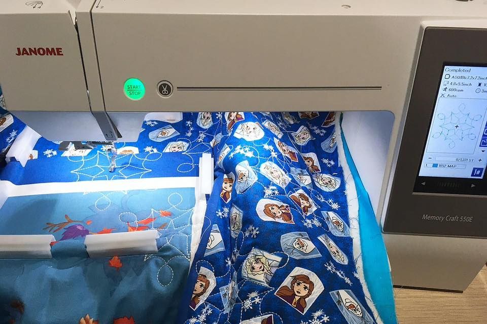 Embroidery “Quilting” Demonstration, Pleasuresew, Capalaba, 24 July
