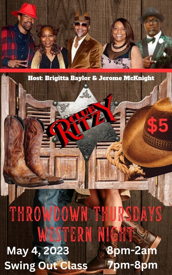 Club Ritzy Throwdown Thursday Western Dance Party, Club Ritzy, Fort