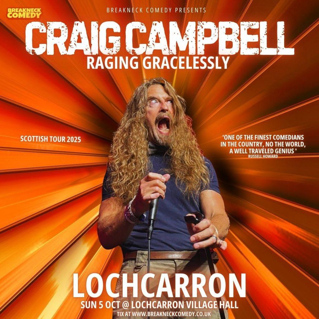 Craig Campbell: Raging Graciously, 5 October | Event in Lochcarron | AllEvents