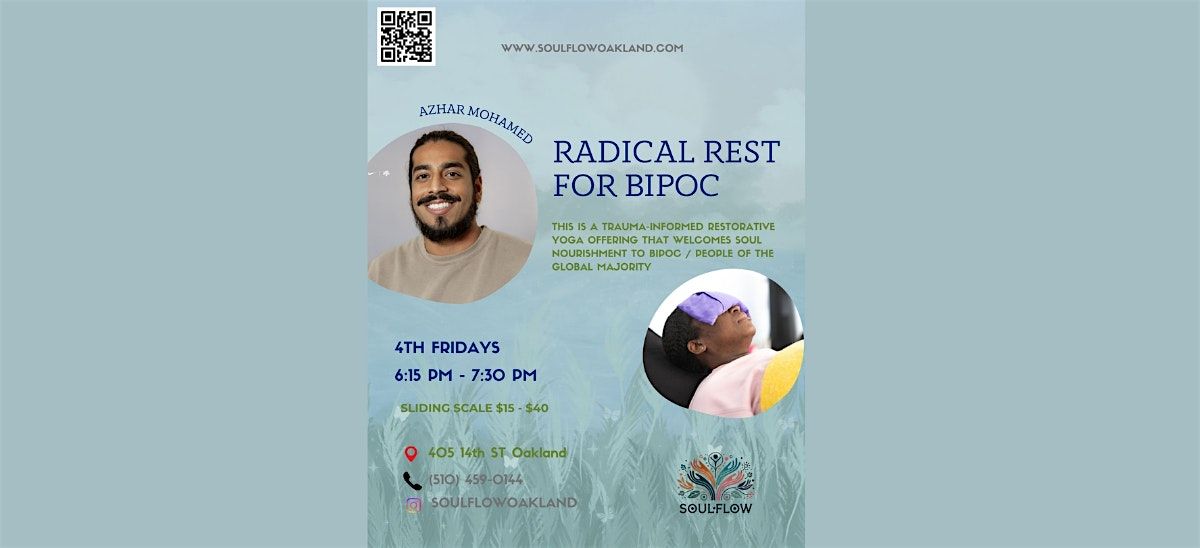 Radical Rest for BIPOC, 28 November | Event in Oakland | AllEvents