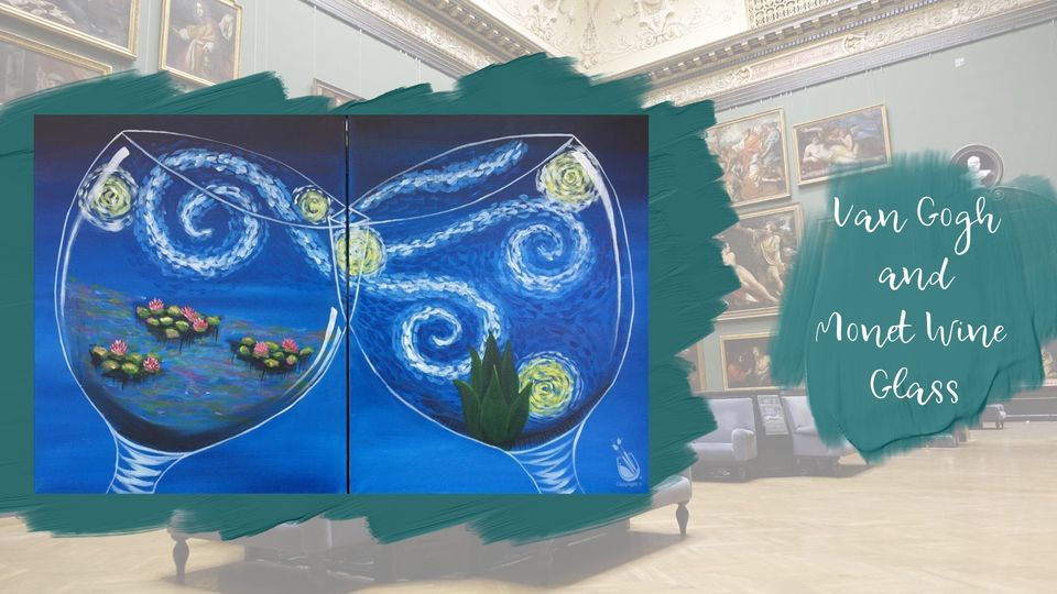 Van Gogh and Wine Glass, Painting with a Twist (Lakewood, CO), 19