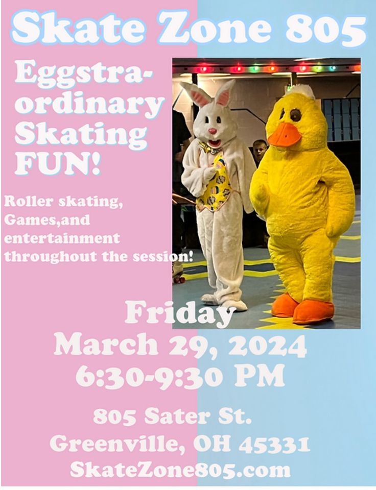 Skate Zone Eggtastic Fun, 805 Sater St., Greenville, OH, March 29 2024
