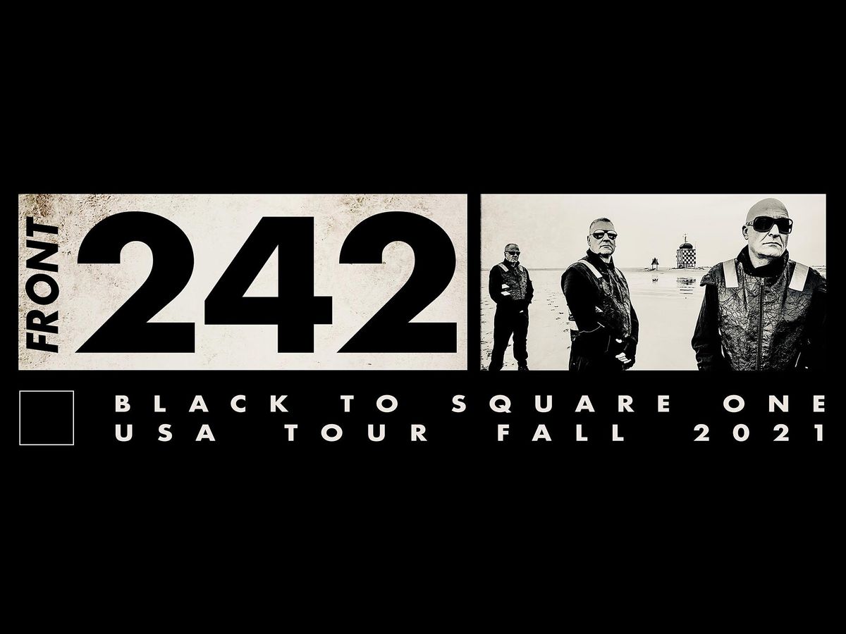 Front 242 (LIVE!) at Public Works, Public Works, San Francisco, October