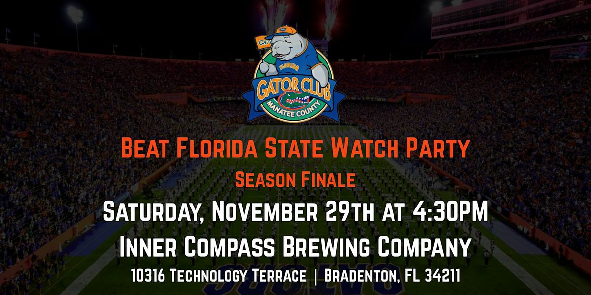 Beat FSU Watch Party - Manatee County Gator Club, 29 November | Event in Bradenton | AllEvents