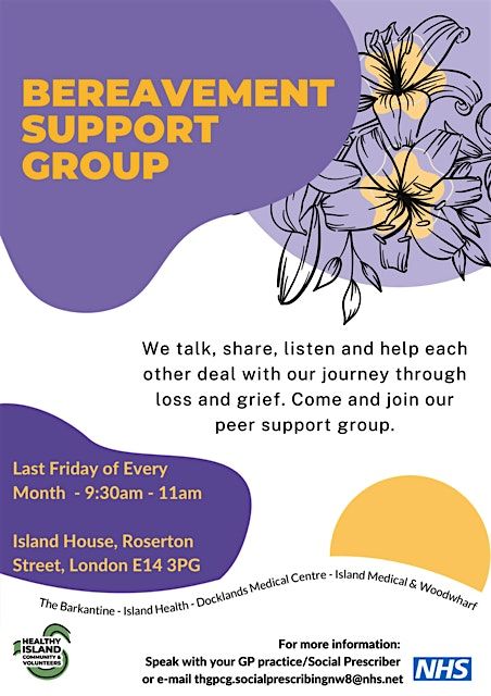Bereavement Support Group | Event in London | AllEvents