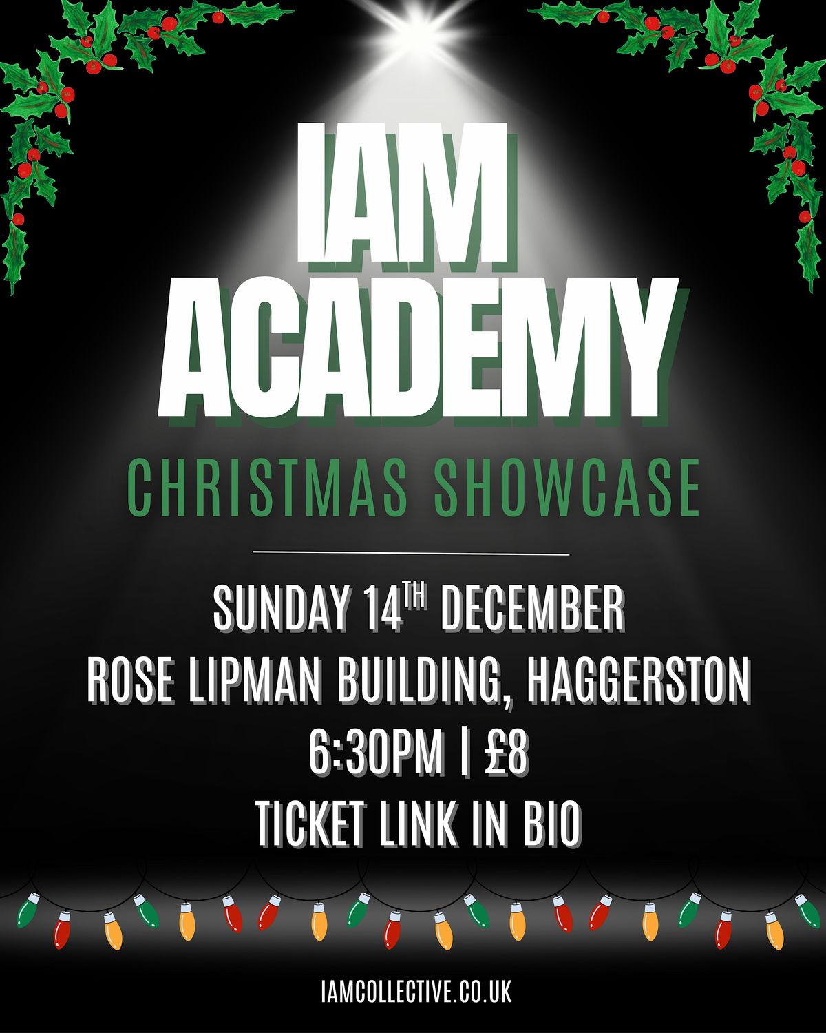 IAM Academy Christmas Showcase 2025, 14 December | Event in London | AllEvents