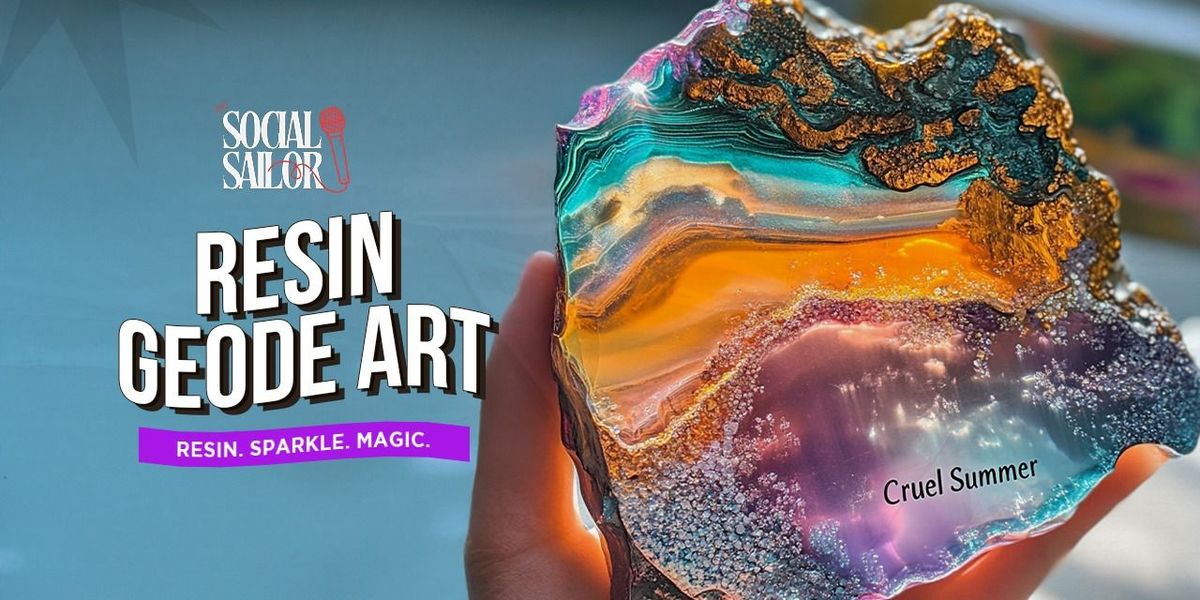 Resin Geode Art Date - Delhi | Event in New Delhi | AllEvents