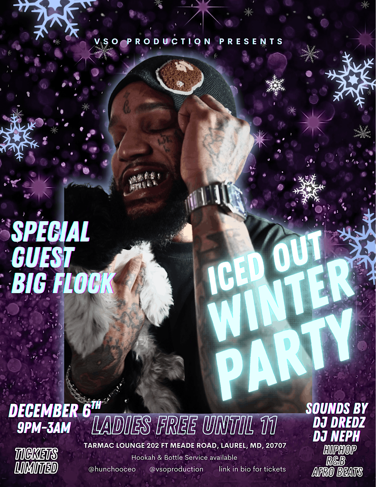 Iced Out Winter Party, 6 December | Event in Laurel | AllEvents