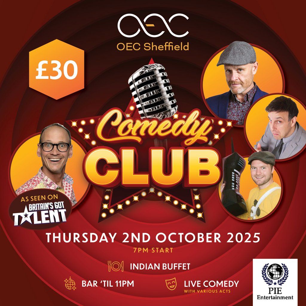 Comedy Club, 2 October | Event in Sheffield | AllEvents