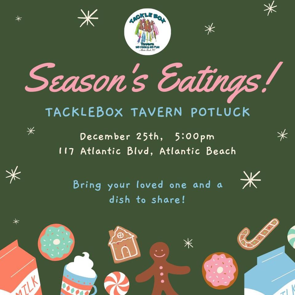 Christmas Potluck, TackleBox Tavern, Atlantic Beach, December 25 2023