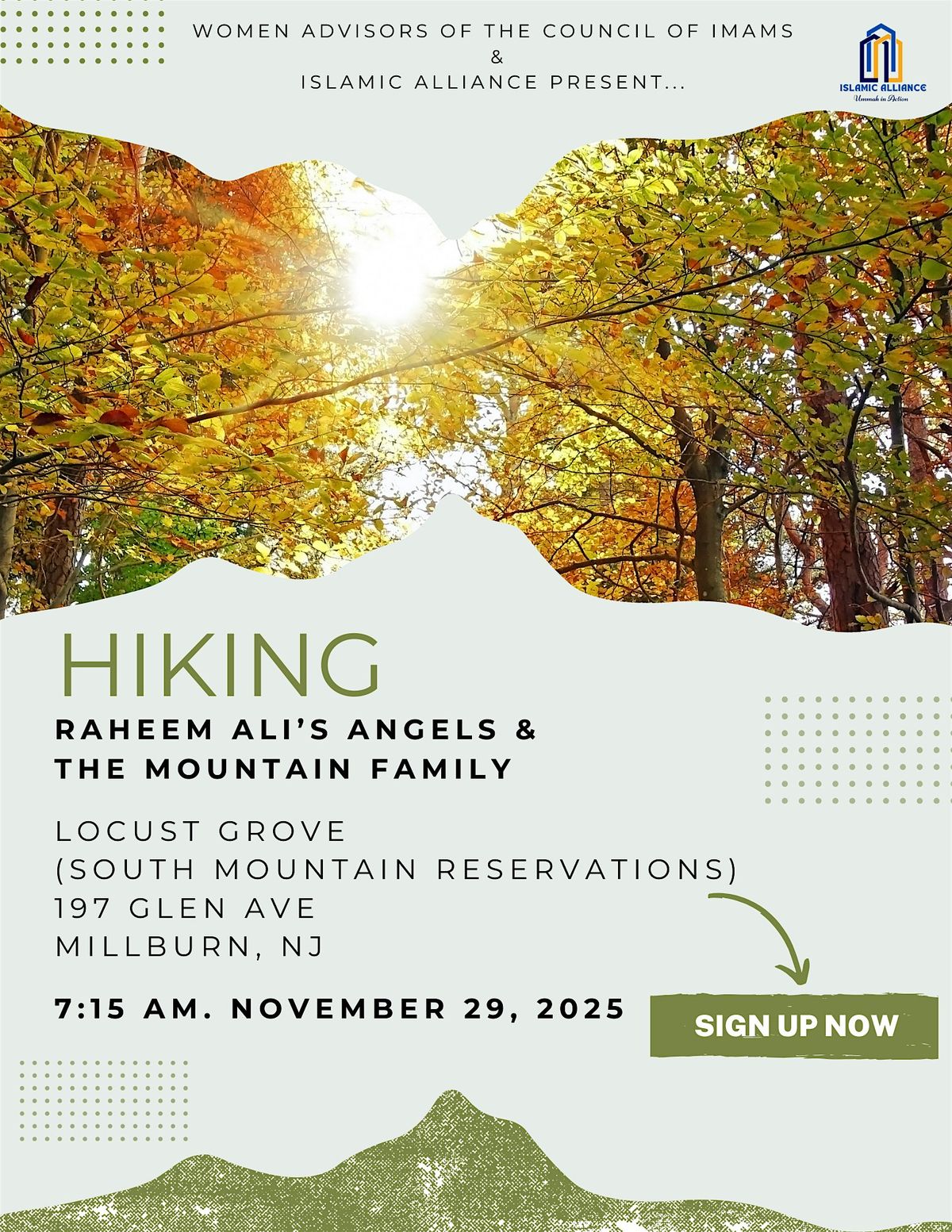 Raheem Ali's Hiking Club, 29 November | Event in Millburn | AllEvents