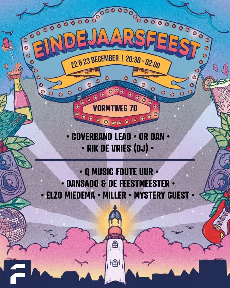 Eindjaarsfeest Urk 2023, Sportpark De Vormt, Kraggenburg, December 22