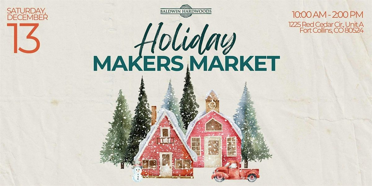 Holiday Makers Market, 13 December | Event in Fort Collins | AllEvents