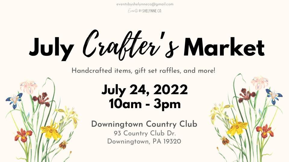 The enormous christmas craft show in pennsylvania you won't want to miss July Crafter’s Market, Country Club Dr, Downingtown, PA 19335, United States, July 24 2022
