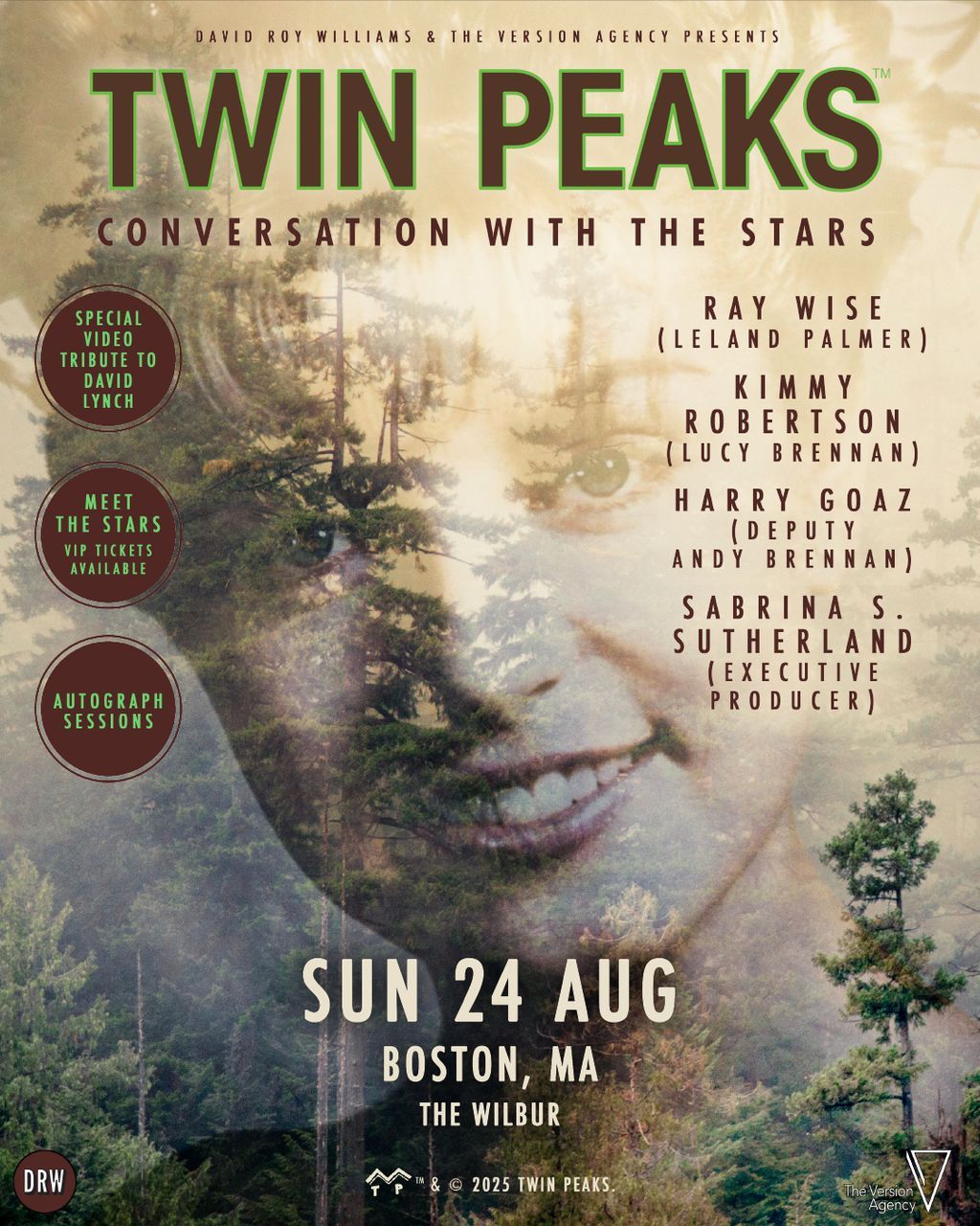 Twin Peaks - Conversation With The Stars at Wilshire Ebell Theatre, 21 January | Event in Los Angeles | AllEvents