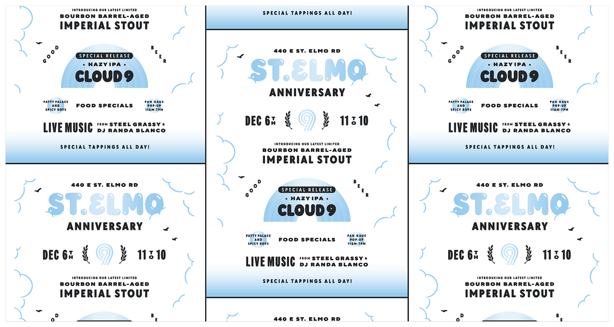 St. Elmo 9th Anniversary Party!, 6 December | Event in Austin | AllEvents