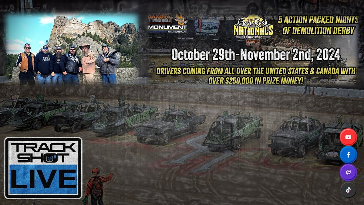 Gold Rush Nationals Ultimate Derby - Event 3, 29 October | Event in Rapid City | AllEvents