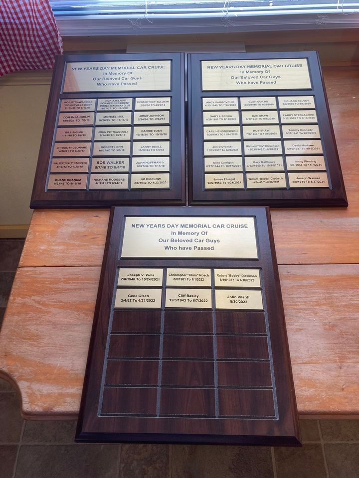 25th Annual New Years Day Memorial Car Cruise., Market Commons Culinary