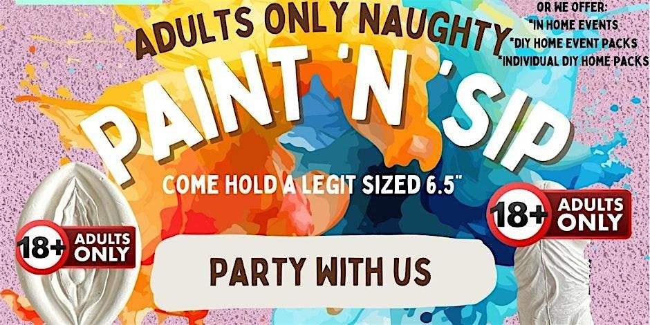 Adults Only Naughty Paint ‘N ‘ Sip | Event in South Penrith | AllEvents