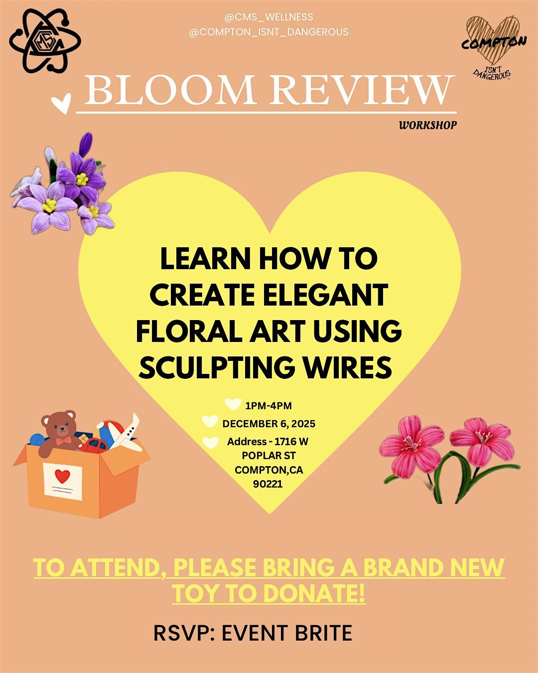 BLOOM REVIEW WORKSHOP | Event in Compton | AllEvents