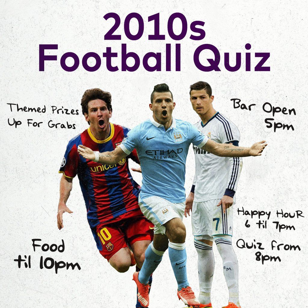 2010s Football Quiz, 14 August | Event in Middlesbrough | AllEvents