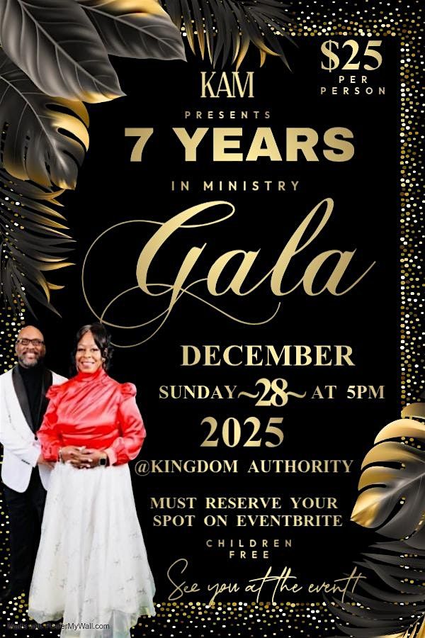 Kingdom Authority Ministries Gala, 29 December | Event in West Memphis | AllEvents