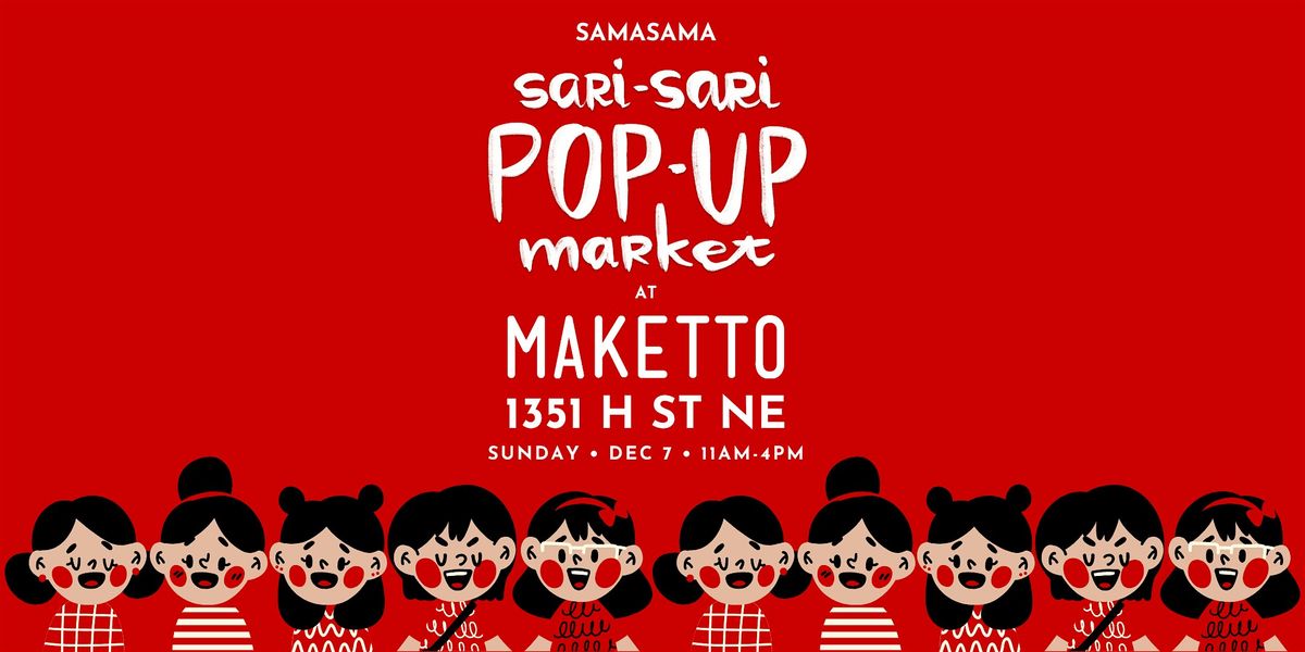 Sari-Sari Holiday Market at MAKETTO, 7 December | Event in Washington | AllEvents
