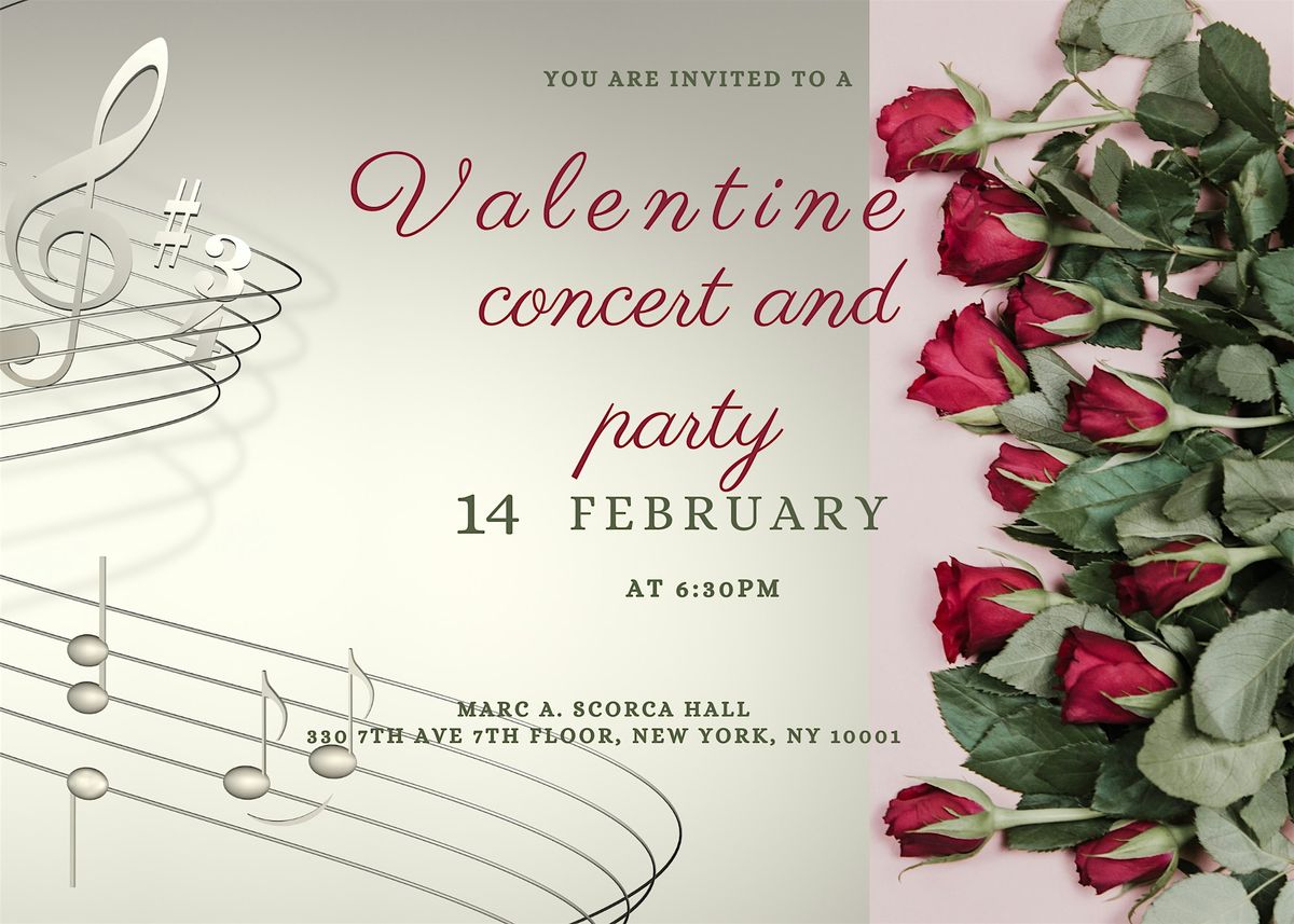 Exclusive Valentine’s Music Salon & Networking Mixer | 40 Guests Only, 14 February | Event in New York