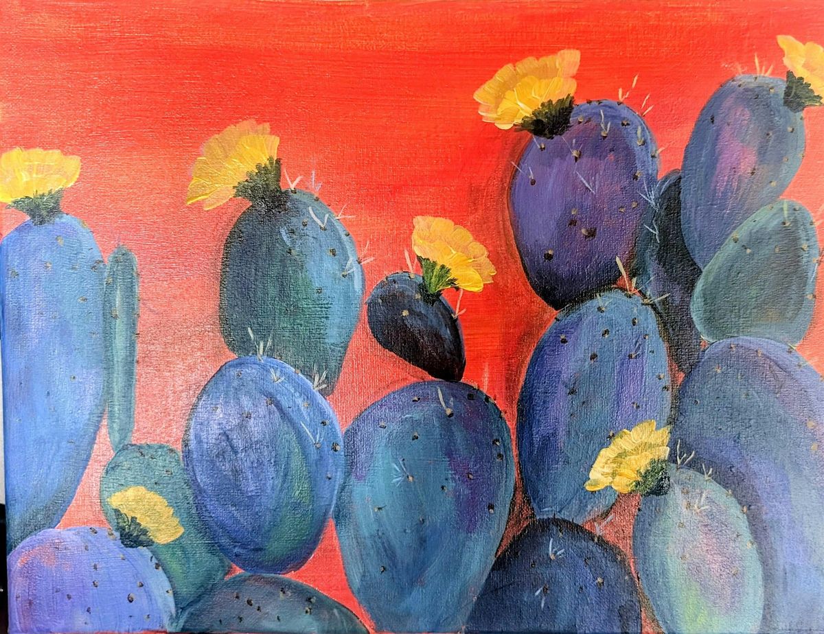 Paint & Sip - PURPLE N PRICKLY, 11 January | Event in Tucson | AllEvents
