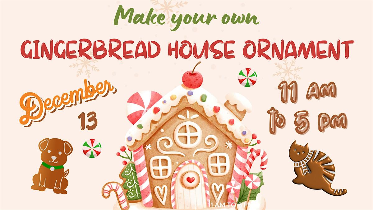 DIY Gingerbread House Ornament, 13 December | Event in Bentonville | AllEvents