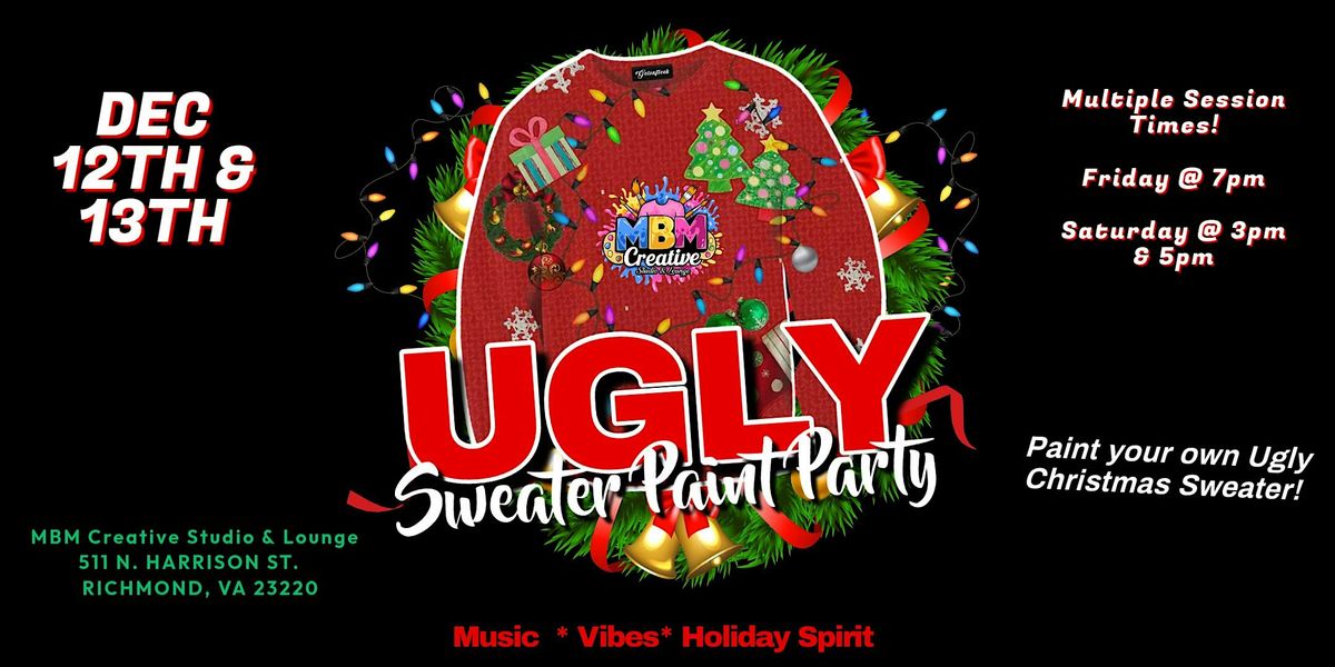Ugly Sweater Paint Session, 12 December | Event in Richmond | AllEvents