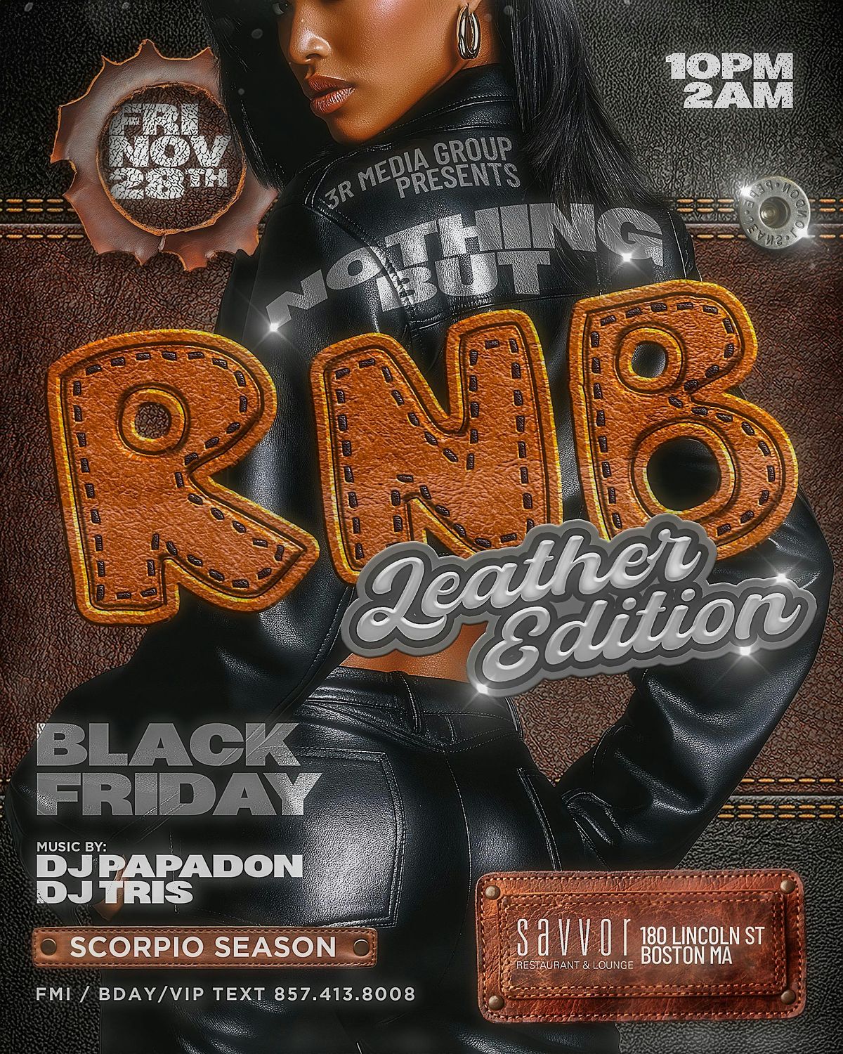 NOTHING BUT RNB ( Leather Edition ), 28 November | Event in Boston | AllEvents