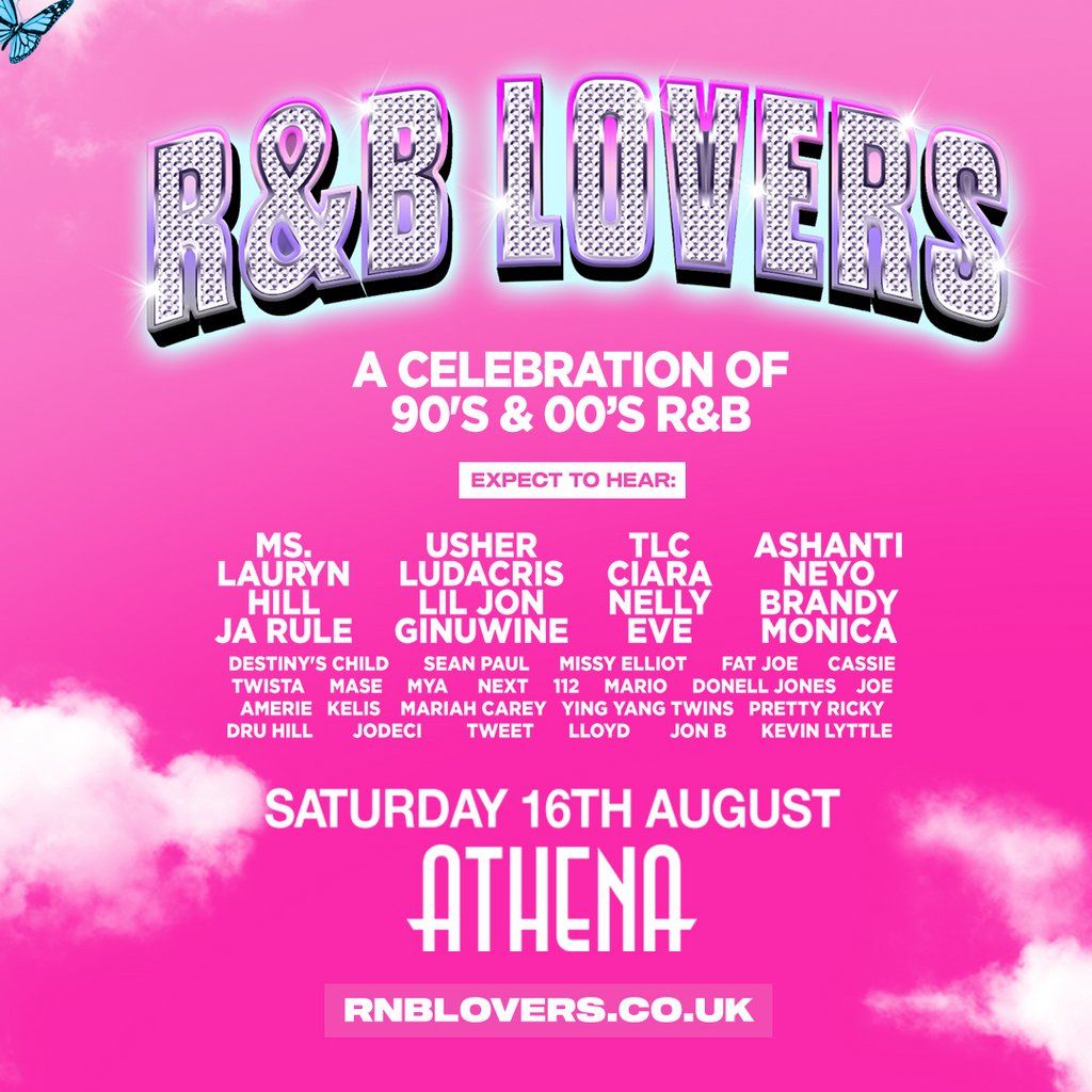 R&B Lovers - Saturday 16th August - Athena Leicester | Event in Leicester | AllEvents