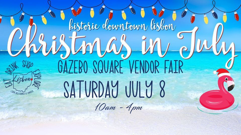 Christmas in July with Iceless Skating Rink in Historic Downtown Lisbon