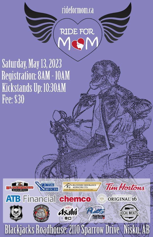 Ride for Mom, Blackjacks Roadhouse & Games Room, Nisku, 13 May 2023 AllEvents.in